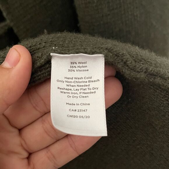 Talbots Notch Collar Sweater Wool Blend Size L - Picture 5 of 10